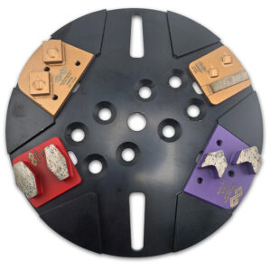 Adapter 250mm na segmenty Quick Change Lavina Janser do maszyn Blastrac Trelawny