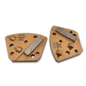 Segment PCD z ząbkami do usuwania kleju szlifierkami Blastrac