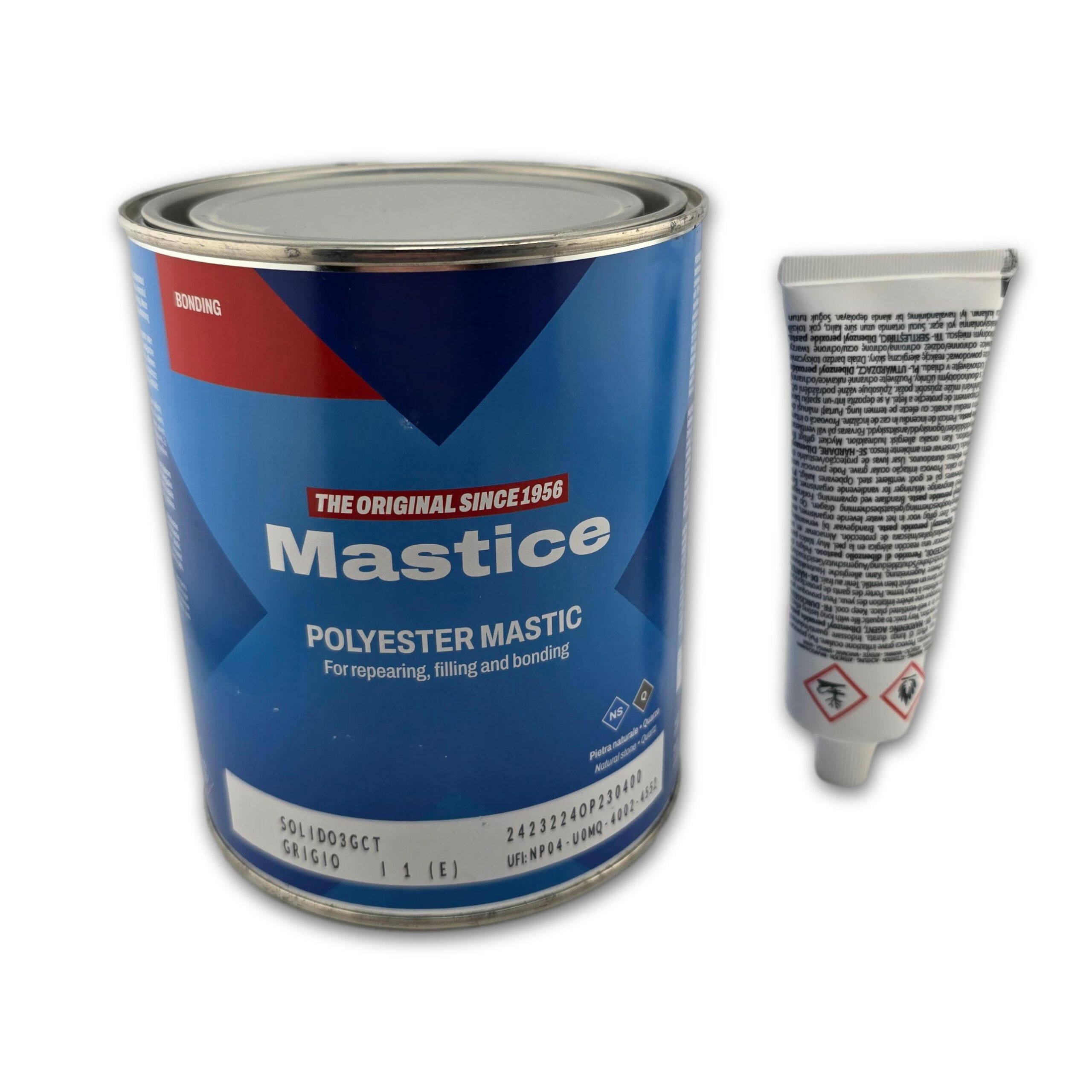 Szpachla klejąca do uzupełniania ubytków w betonie i kamieniu