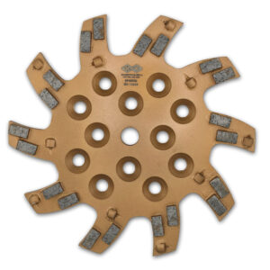 Dysk szlifierki 250mm do zdzierania powłok, tarcza Blastrac Trelawny Golz King Bewag