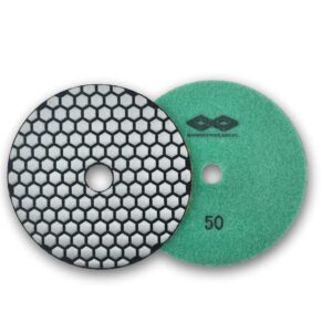 Pad polerski hexa do mikrocementu typ plastry miodu 150mm