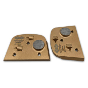 Segment diamentowy z 2 ząbkami PCD i diamentem do szlifierek Lavina Janser Quick Change