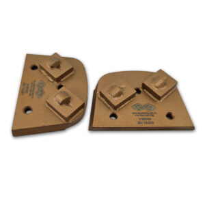 Segment diamentowy z 2 ząbkami PCD na podwyższeniu do szlifierek Lavina Janser Quick Change