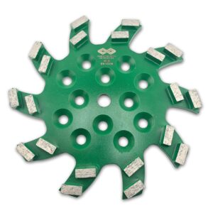 Dysk szlifierki 250mm do szlifowania betonu tarcza Blastrac Trelawny Golz King Bewag