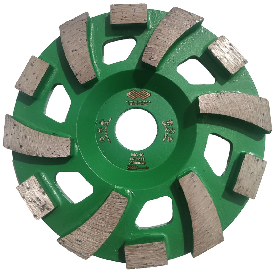 Profesjonalna tarcza do szlifowania betonu