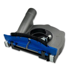 Aluminiowa osłona przeciwpyłowa do szlifierki kątowej 125mm z otwieraniem magnetycznym