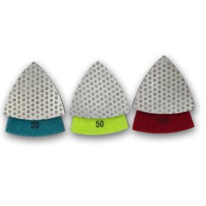 Trójkątny pad diamentowy na rzep do urządzenia wielofunkcyjnego