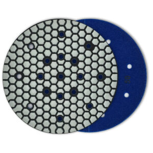 Pad z dziurami do szlifowania mikrocementu Hexa na rzep 125-230mm