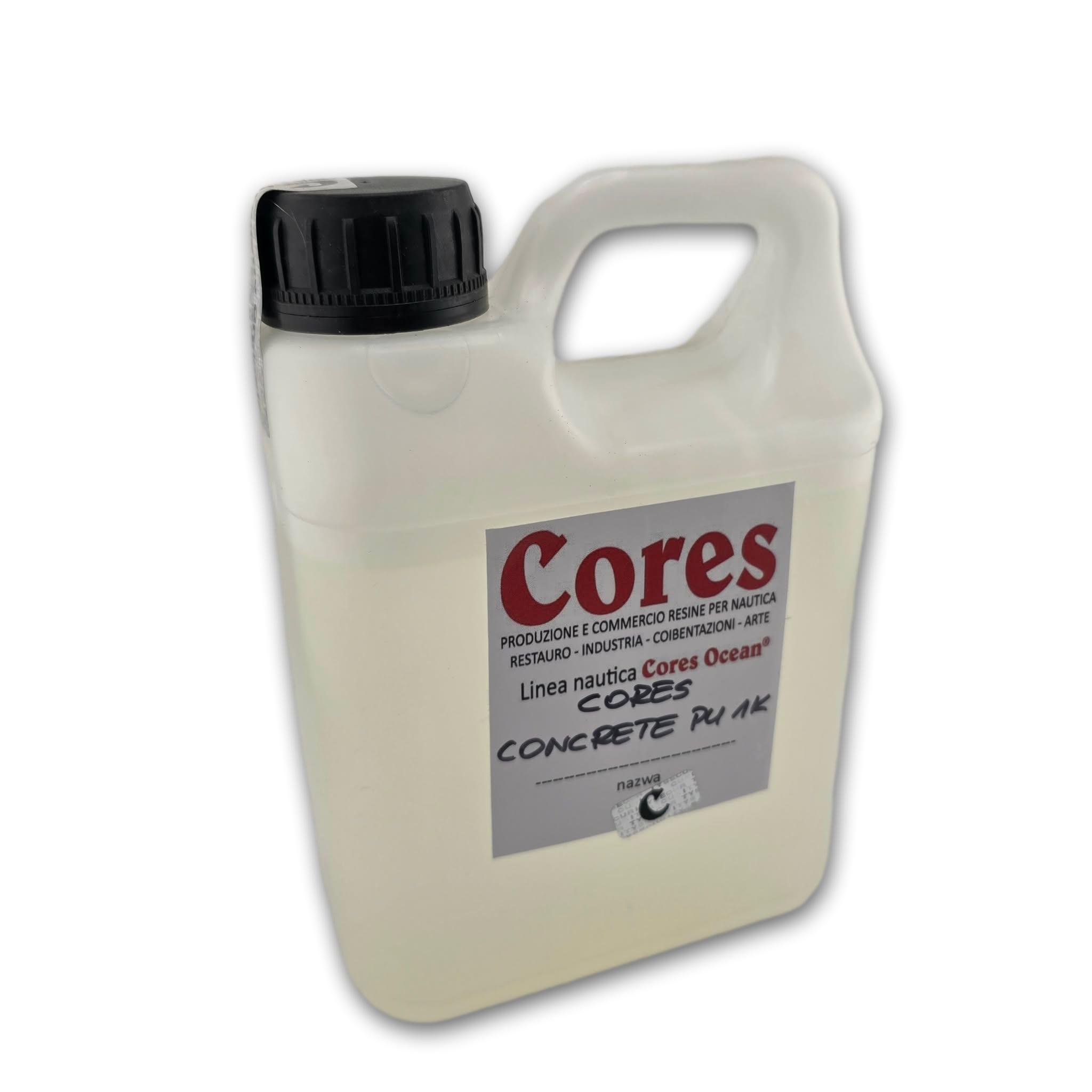 CORES Concrete PU 1K Półmat – jednoskładnikowy lakier poliuretanowy do betonu